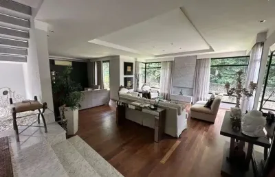 Casa alto padrão para venda e no condomínio residencial jaguari (sousas) em campinas - sp.