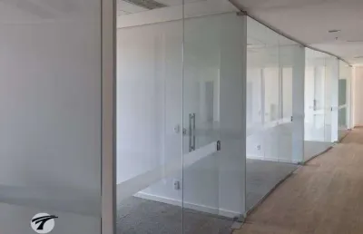 Conjunto de sala para locação no edifício trade tower, cambuí em campinas - sp