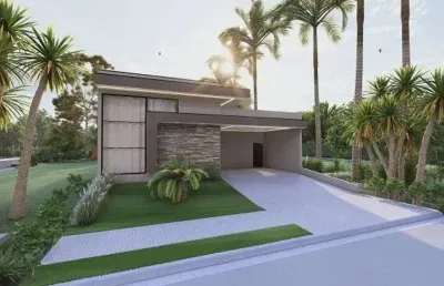 Casa à venda no condomínio residencial santorini no bairro parque brasil em paulínia - sp