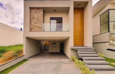 Casa de condomínio sobrado para venda possui 200 metros quadrados com 3 quartos