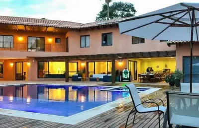 Casa de revista com 8 suítes à venda no condomínio terras de são josé i em itu