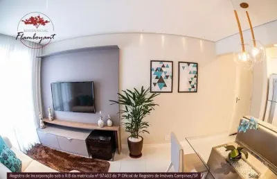 Apartamento para venda possui 51 metros quadrados com 2 quartos em jardim flamboyant - campinas - sp