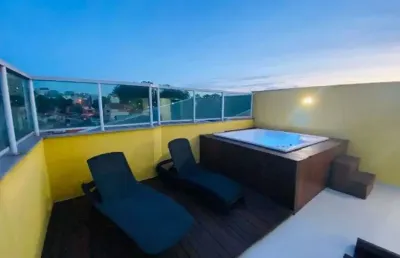 Apartamento cobertura para venda em bairro vila metalúrgica - santo andré -sp