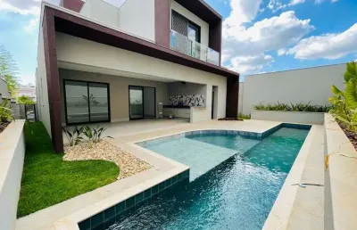 Casa alto padrão à venda no condomínio alphaville dom pedro 3 em campinas - sp.