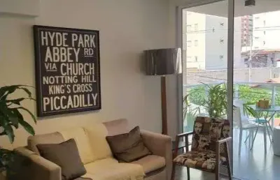 Apartamento mobiliado para venda possui 57 metros quadrados com 1 quarto em cambuí - campinas - sp