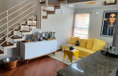 Apartamento à venda no condomínio duets loft no cambuí em campinas -sp.