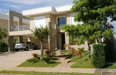Casa alto padrão à venda no condomínio alphaville dom pedro em campinas - sp.