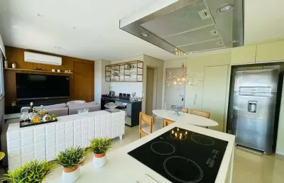 Apartamento mobiliado à venda no condomínio talipô no fazenda santa cândida em campinas - sp.