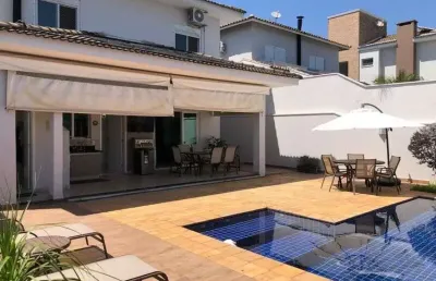 Casa com piscina à venda no condomínio jatobás em jundiaí - sp