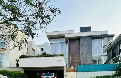 Casa alto padrão para locação no residencial burle marx em alphaville santana de parnaíba - sp
