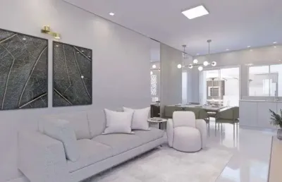 Casa sobrado à venda no condomínio vila hipica residence no jardim coronel em itanhaém - sp