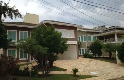Casa sobrado alto padrão para aluguel no condomínio alphaville em campinas - sp