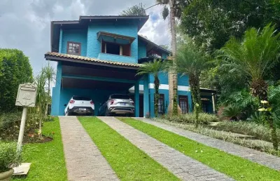 Casa com sobrado à venda no condomínio condomínio são fernando bairro parque viana - barueri - sp