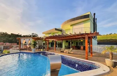 Casa de alto padrão à venda no condomínio serra azul em itupeva - são paulo