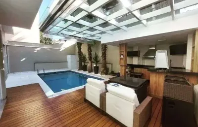 Casa alto padrão à venda no condomínio residencial alphaville 3 em barueri - sp.