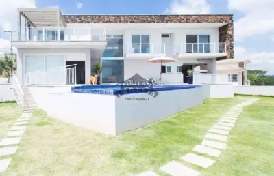 Casa sobrado alto padrão à venda no condomínio são paulo ii no são paulo ii em cotia - sp