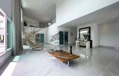 Casa sobrado alto padrão à venda no condomínio são paulo ii em são paulo ii em cotia - sp