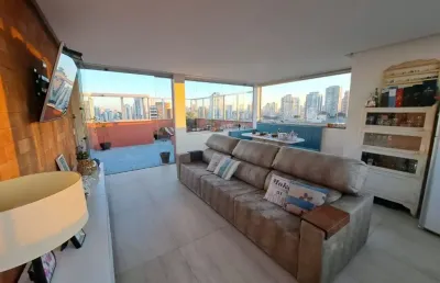 Cobertura duplex á venda no condomínio carballeda na vila dom pedro em são paulo - sp
