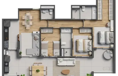 Apartamento alto padrão à venda no condomínio villa pio no alto da lapa em são paulo - sp