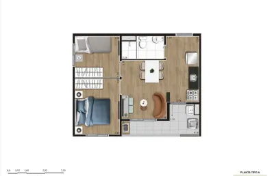 Apartamento à venda no condomínio arena kazzas itaquera 2 no itaquera em são paulo - sp