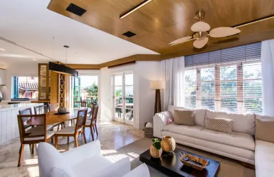 Apartamento duplex à venda no condomínio costa verde tabatinga em tabatinga em caraguatatuba - sp