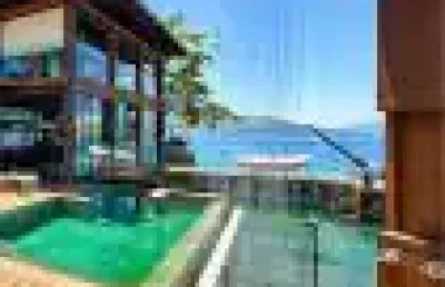 Casa sobrado à venda em condomínio fechado na praia da ribeira em angra dos reis - rj