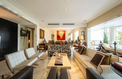 Apartamento alto padrão à venda no edifício chateau de tocqueville em itaim bibi em são paulo - sp