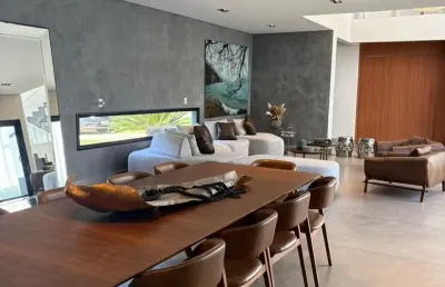 Casa sobrado de alto padrão à venda no condomínio lago azul golfe clube em aroçaiaba da terra - sp