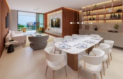 Apartamento alto padrão à venda no condomínio arbo residence na ponta verde em maceió - al