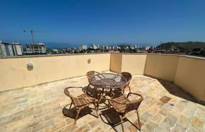 Cobertura à venda 4 quartos, 1 suite, 2 vagas, 156m², martim de sá, caraguatatuba - sp