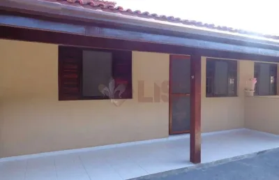 Casa térrea para locação 2 quartos, 1 vaga, 48m², martim de sá, caraguatatuba - sp