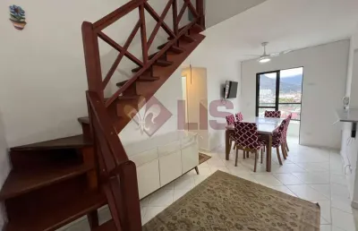 Cobertura / penthouse à venda 3 quartos, 2 suites, 2 vagas, 140m², martim de sá, caraguatatuba - sp
