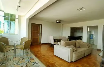 Oportunidade: amplo apartamento mobiliado na av. augusto maynard