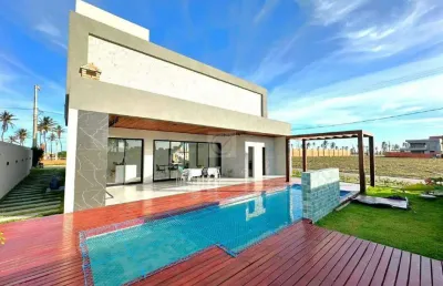 Casa em condominio à venda, 4 quartos, 3 suítes, 4 vagas, alphaville - barra dos coqueiros/se