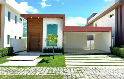 Casa em condominio à venda, 3 quartos, 1 suíte, 2 vagas, alphaville - barra dos coqueiros/se