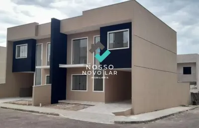 Vende-se sobrados de alto padrã 03 quartos com suíte e duas vagas de garagem em são josé dos pinhais no bairro ouro fino / costeira.