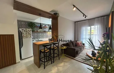 Apartamento duplex mobiliado com 2 dormitórios à venda, 144 m² por r$ 799.000 - bairro do cambará - são roque/sp