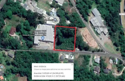 Area de terra à venda no bairro várzea grande com 5049 m² de área privativa