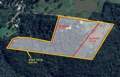 Area de terra à venda no bairro quilombo com 80098 m² de área privativa