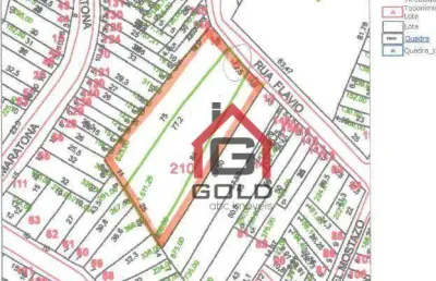 Terreno à venda, 1511 m² por r$ 1.700.000,00 - vila alto de santo andré - santo andré/sp