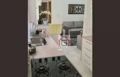 Apartamento com 2 dormitórios à venda, 54 m² por r$ 350.000,00 - parque das nações - santo andré/sp
