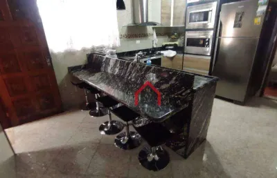 Sobrado à venda, 205 m² por r$ 570.000,00 - jardim do estádio - santo andré/sp