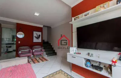 Sobrado à venda, 130 m² por r$ 500.000,00 - vila alzira - santo andré/sp