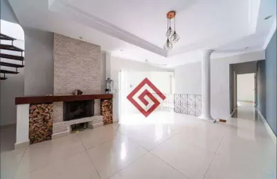 Sobrado com 3 dormitórios para alugar, 250 m² por r$ 4.618,57/mês - vila scarpelli - santo andré/sp
