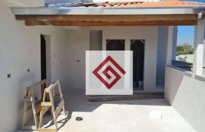 Cobertura à venda, 92 m² por r$ 437.000,00 - jardim santo alberto - santo andré/sp