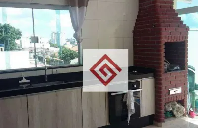 Cobertura com 2 dormitórios à venda, 100 m² por r$ 415.000,00 - parque novo oratório - santo andré/sp