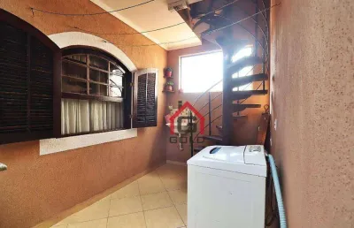 Sobrado à venda, 178 m² por r$ 627.000,00 - utinga - santo andré/sp