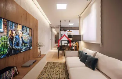 Apartamento à venda, 43 m² por r$ 310.000,00 - vila eldízia - santo andré/sp