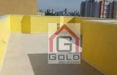 Cobertura com 2 dormitórios à venda, 100 m² por r$ 420.000,00 - vila camilópolis - santo andré/sp