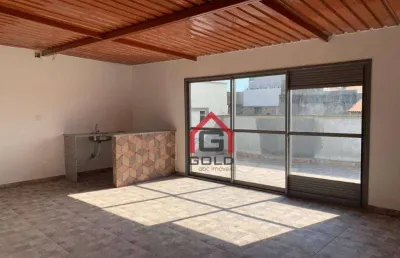 Cobertura à venda, 152 m² por r$ 600.000,00 - vila camilópolis - santo andré/sp